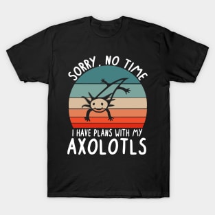 Plans with axolotl saying bag reptile people T-Shirt